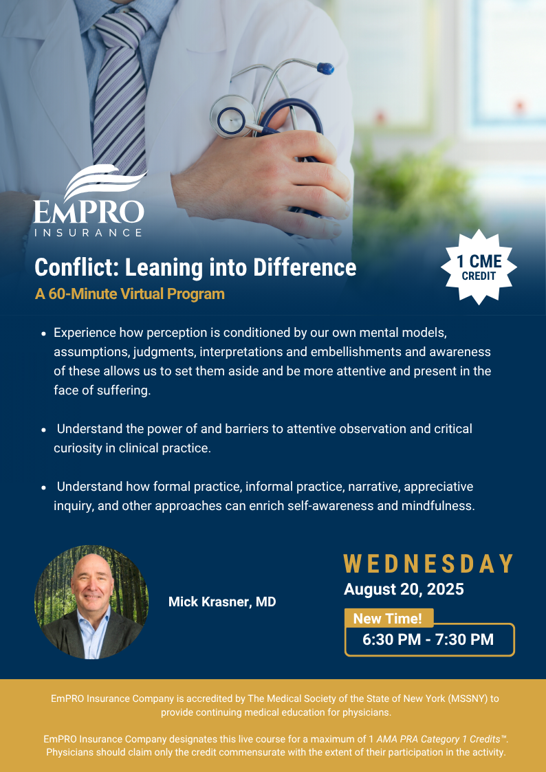 Mindfulness in Medicine Event Flyer